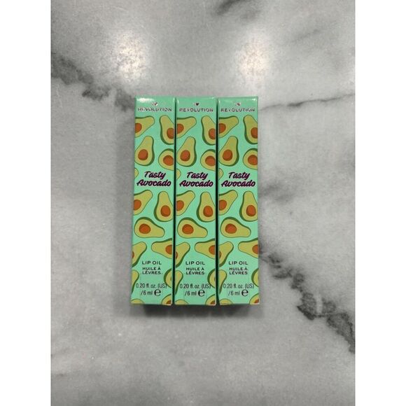 Revolution Other - I Heart Revolution Tasty Avocado Lip Oil Lot of 3